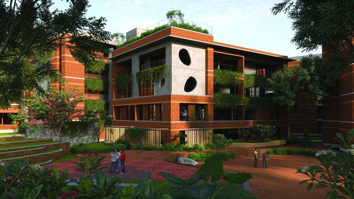 Earth Residences amid gardens at Republic of Nature